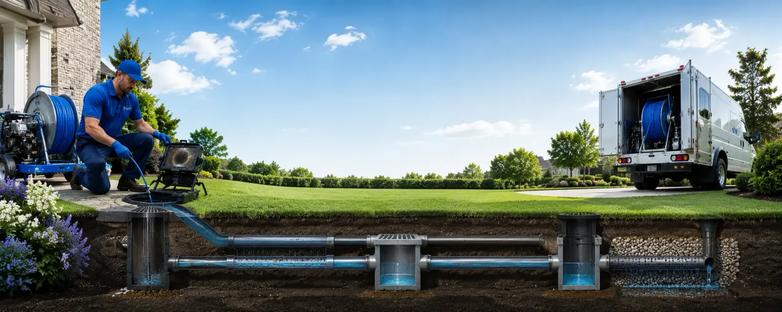Outdoor drain cleaning information for Gladstone, MO